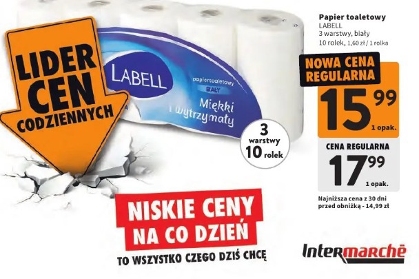 Papier toaletowy LABELL