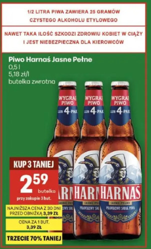 Piwo Harnaś Jasne Pełne