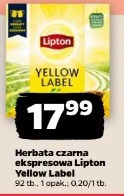 Herbata czarna ekspresowa Lipton Yellow Label