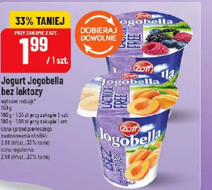 Jogurt Jogobella bez laktozy