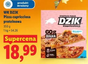 WK Dzik Pizza capricciosa proteinowa