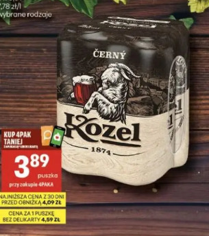 Piwo Kozel Černý