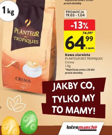 Kawa ziarnista Planteur Des Tropiques Crema