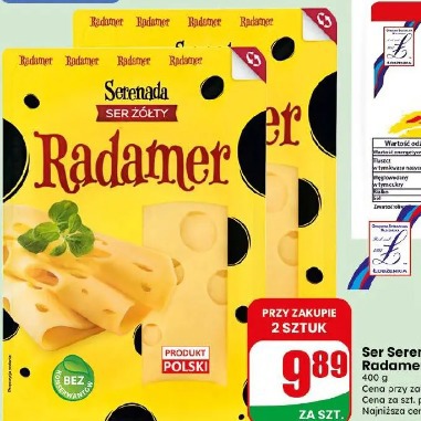 Ser Serenada Radamer Spomlek plastry