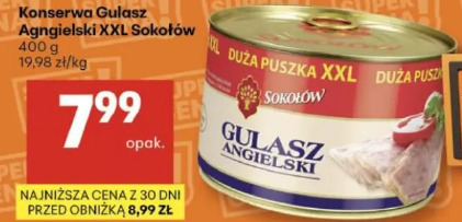 Gulasz Angielski XXL Sokołów