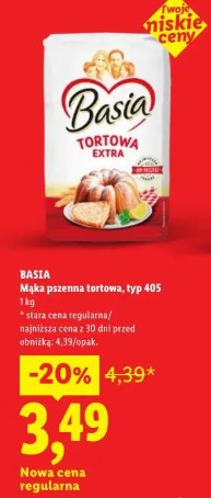 BASIA Mąka pszenna tortowa, typ 405