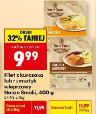 Filet z kurczaka lub rumusztyk wieprzowy Nasze Smaki