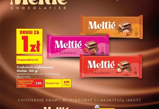 Czekolada nadziewana Meltié