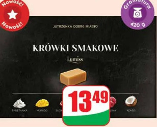 Bombonierka krówki smakowe Lumiss Jutrzenka