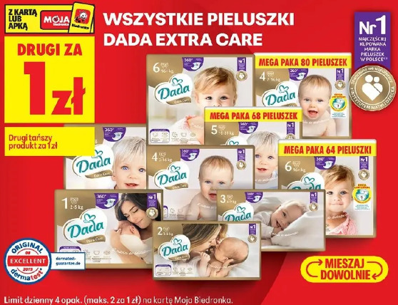 Dada Extra Care pieluszki