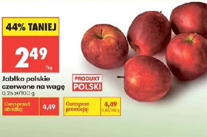 Jabłko polskie czerwone