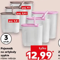 Pojemnik na artykuły sypkie różne rodzaje