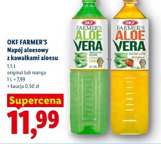 OKF Farmer’s Napój aloesowy z kawałkami aloesu