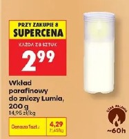 Wkład parafinowy do zniczy Lumia