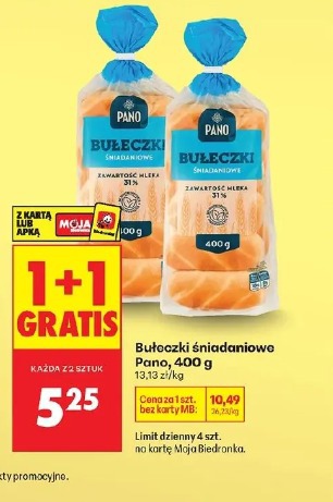 Bułeczki śniadaniowe Pano