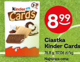Ciastka Kinder Cards