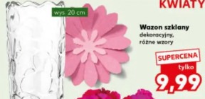 Wazon szklany dekoracyjny