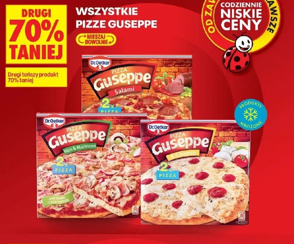 Wszystkie pizze Guseppe