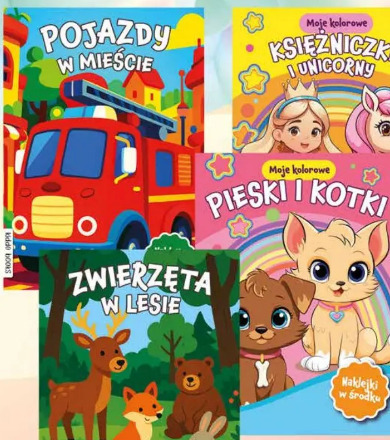 Kolorowanka z naklejkami