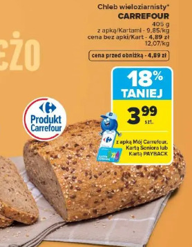 Chleb wieloziarnisty CARREFOUR