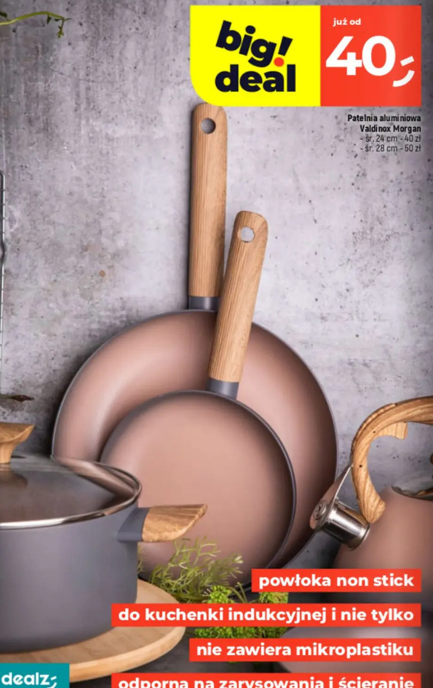 Patelnia aluminiowa Valdinox Morgan