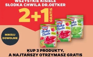 Wszystkie kisiele Słodka Chwila Dr.Oetker