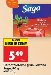 Herbata czarna granulowana Saga