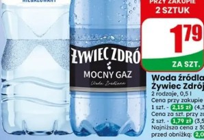 Woda źródlana Żywiec Zdrój