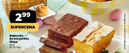 Babeczka do koszyczka Olsza