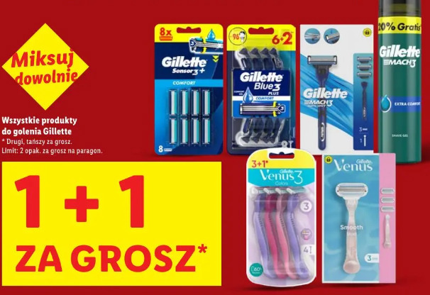 Gillette produkty do golenia