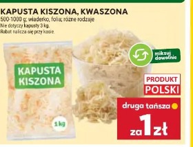 Kapusta kiszona, kwaszona