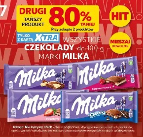 Milka czekolady