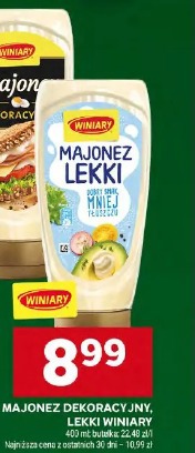 Majonez dekoracyjny, lekki Winiary