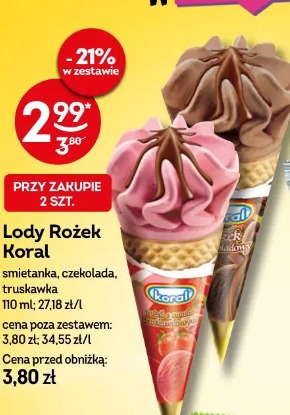 Lody Rożek Koral