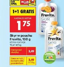 Skyr w pouchu Fruvita