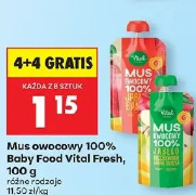 Mus owocowy 100% Baby Food Vital Fresh