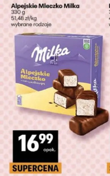 Alpejskie Mleczko Milka