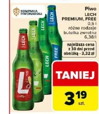 Piwo Lech premium, free
