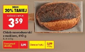 Chleb nowodworski z makiem