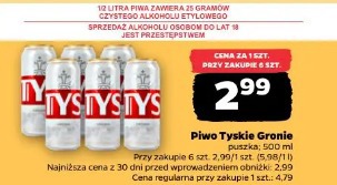 Piwo Tyskie Gronie