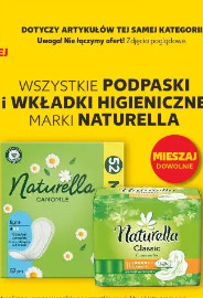 Wszystkie podpaski i wkładki higieniczne marki Naturella
