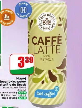 Napój mleczno-kawowy Latte Rio de Brass