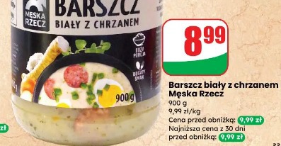 Barszcz biały z chrzanem Męska Rzecz