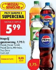 Napój gazowany Pepsi, Pepsi Twist, Pepsi Zero, Mirinda, 7up Zero