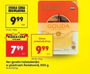 Ser gouda holenderska w plastrach Światowid