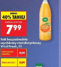 Sok bezpośrednio wyciskany mandarynkowy Vital Fresh