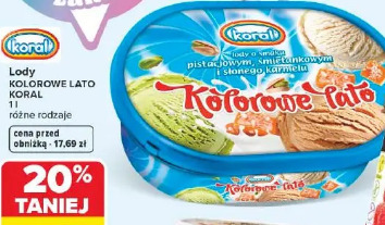 Lody Kolorowe lato Koral
