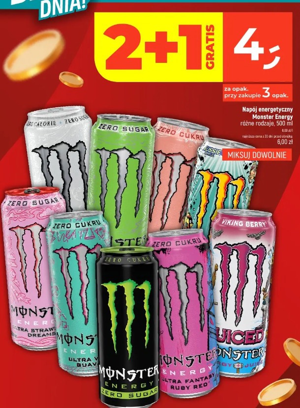 Napój energetyczny Monster Energy