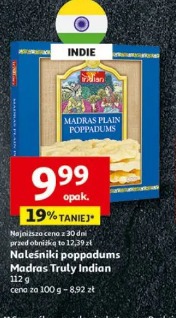 Naleśniki poppadums Madras Truly Indian