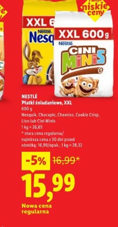 Nestlé Płatki śniadaniowe, XXL